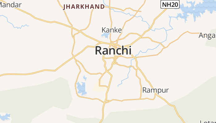 Ranchi online kaart