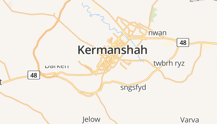 Kermanshah online kaart