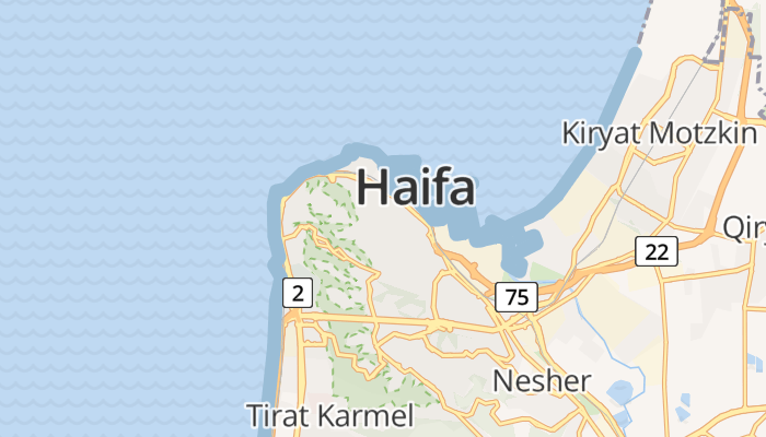 Haifa online kaart
