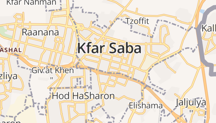 Kefar Sava online kaart