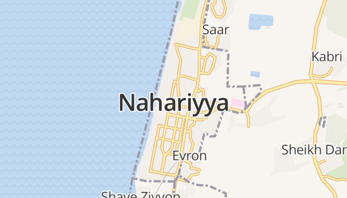 Naharia online kaart