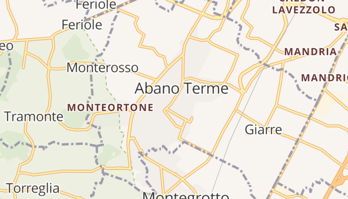 Abano Terme online kaart