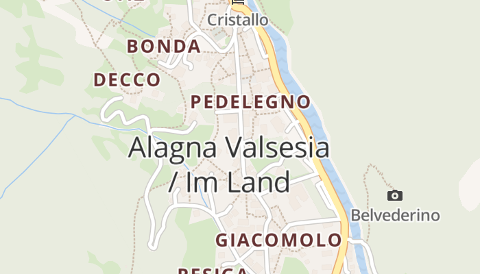 Alagna Valsesia online kaart