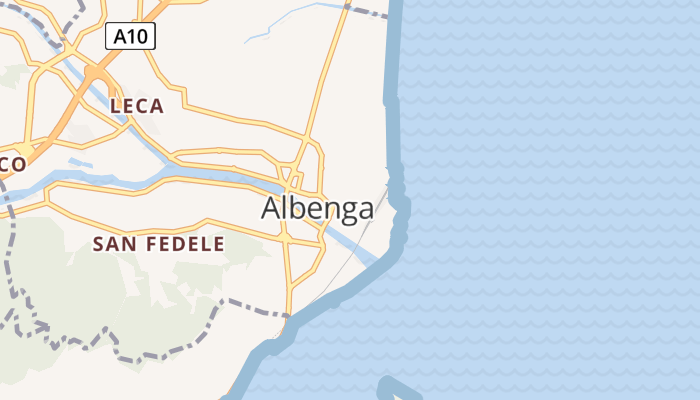 Albenga online kaart