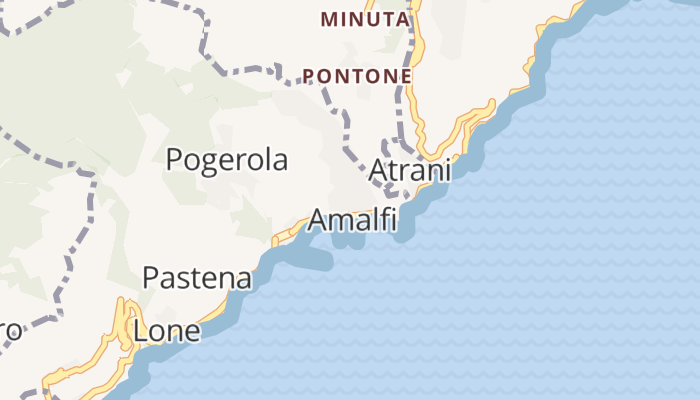Amalfi online kaart
