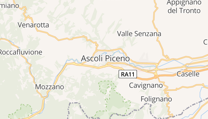 Ascoli Piceno online kaart