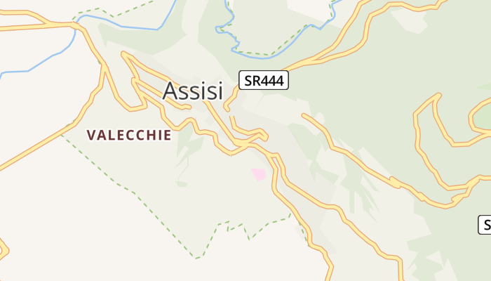Assisi online kaart