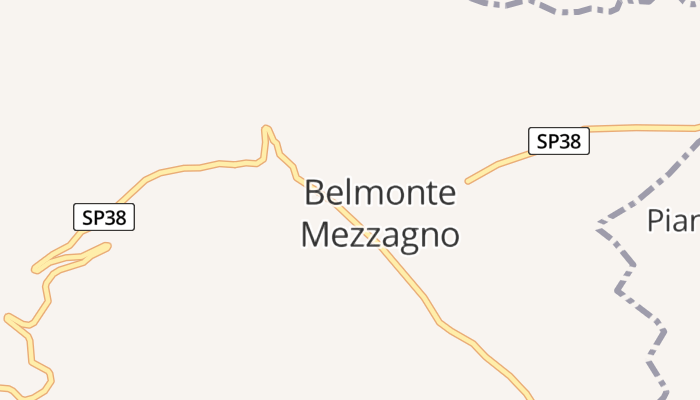 Belmonte Mezzagno online kaart
