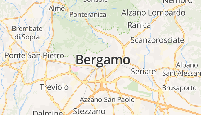 Bergamo online kaart