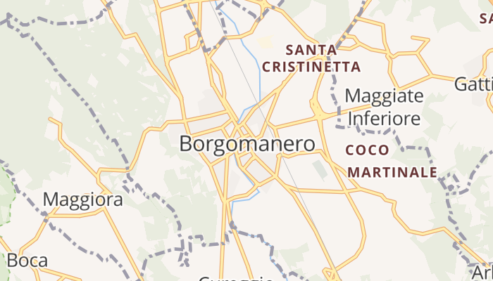 Borgomanero online kaart