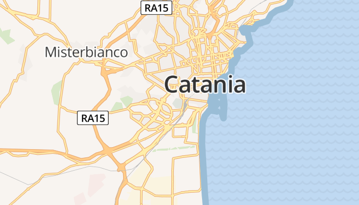 Catania online kaart