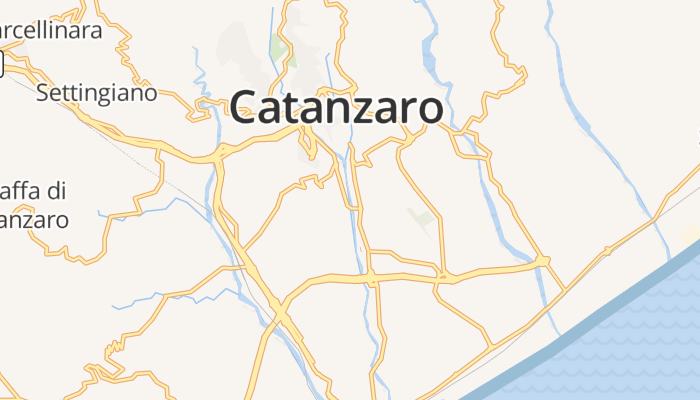 Catanzaro online kaart