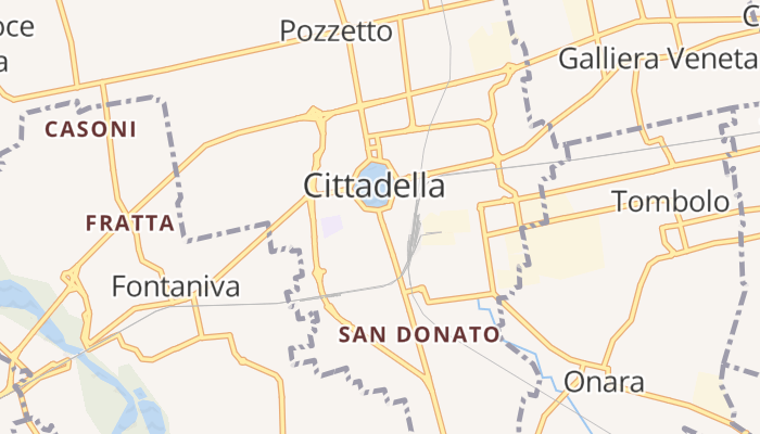 Cittadella online kaart