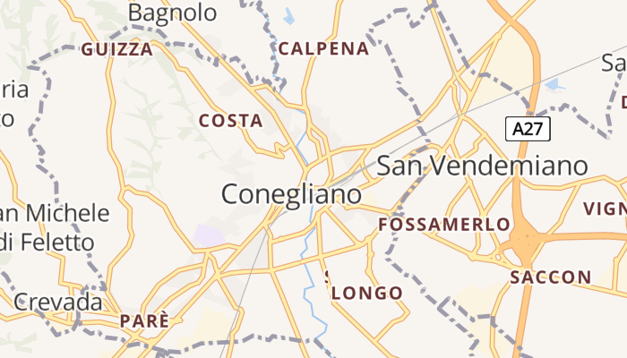Conegliano online kaart