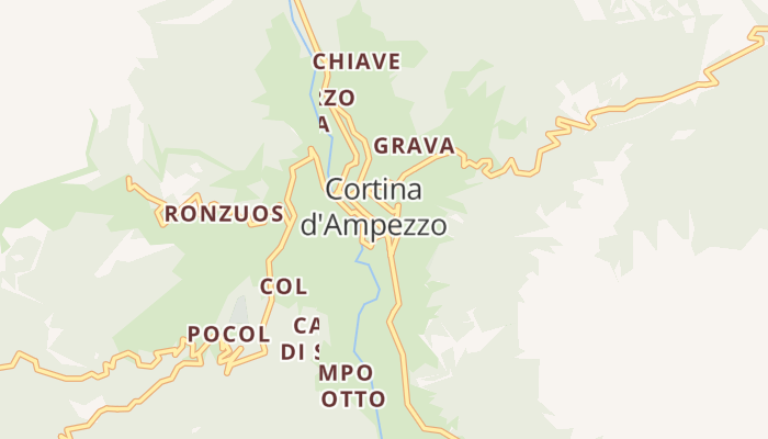Cortina d'Ampezzo online kaart