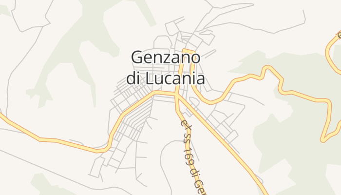 Genzano di Lucania online kaart