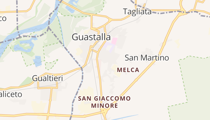 Guastalla online kaart