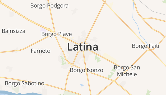 Latina online kaart