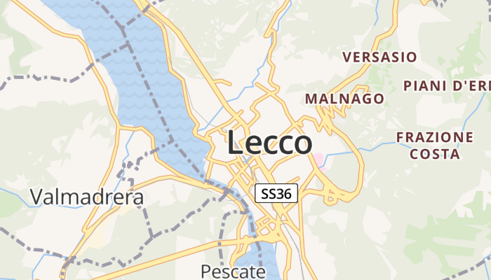 Lecco online kaart