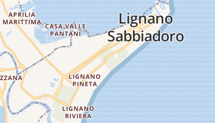 Lignano Sabbiadoro online kaart