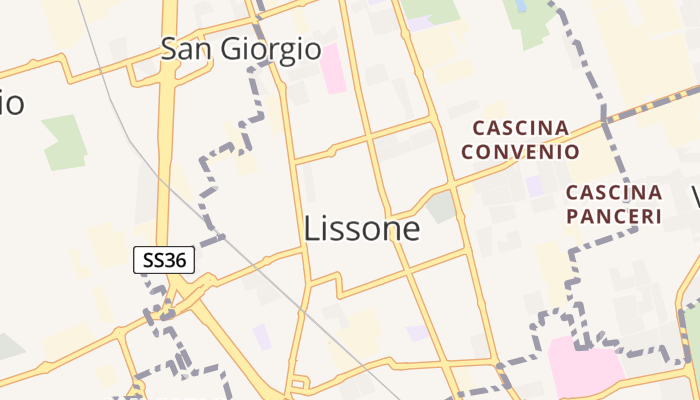Lissone online kaart
