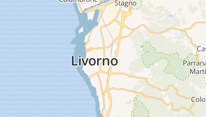 Livorno online kaart