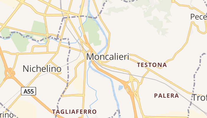 Moncalieri online kaart