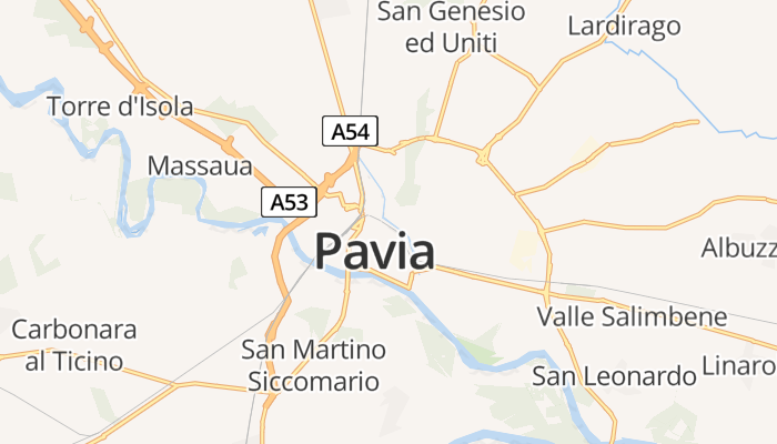 Pavia online kaart