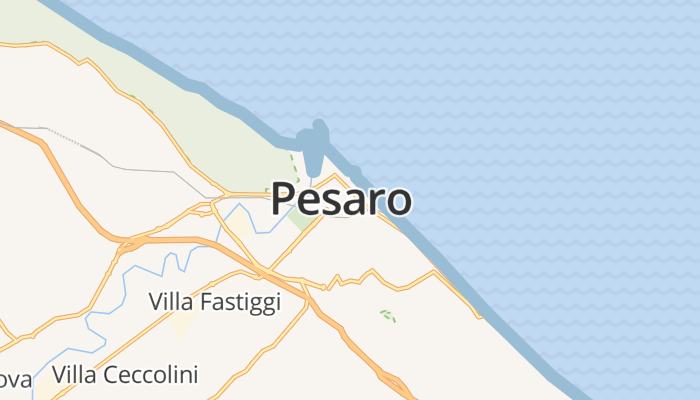 Pesaro online kaart