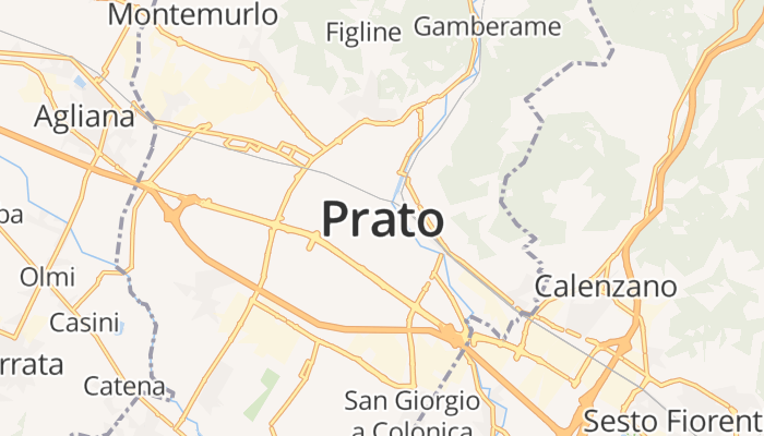 Prato online kaart