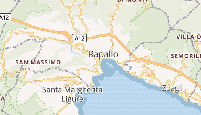 Rapallo online kaart