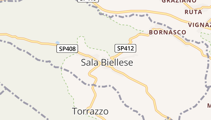 Sala Biellese online kaart