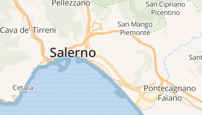 Salerno online kaart