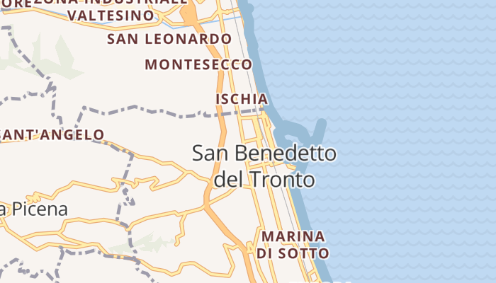 San Benedetto del Tronto online kaart
