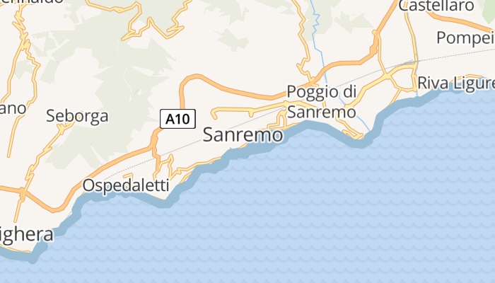 San Remo online kaart