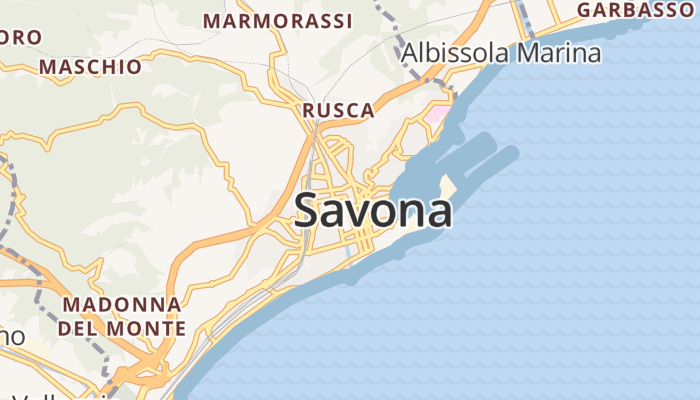 Savona online kaart