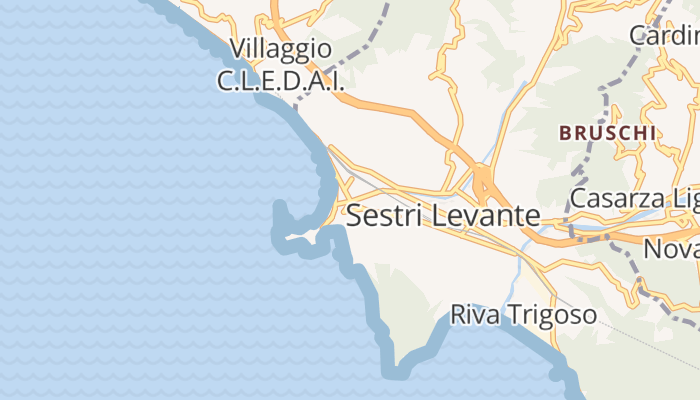 Sestri Levante online kaart