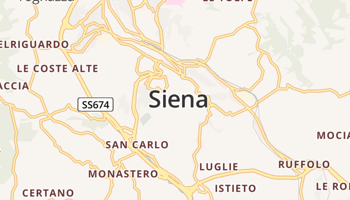 Siena online kaart
