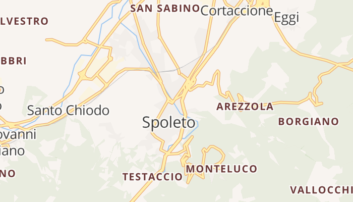 Spoleto online kaart