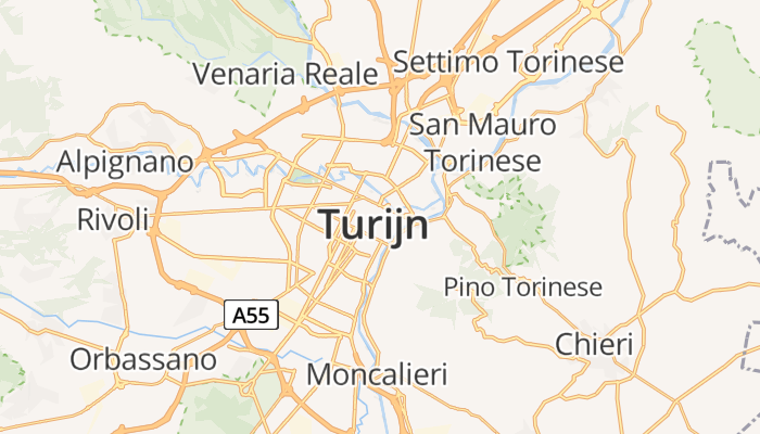 Turijn online kaart
