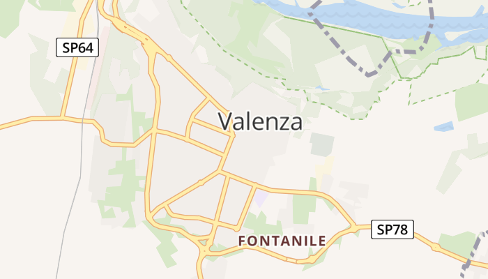 Valenza online kaart