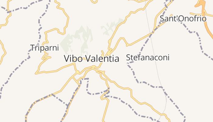 Vibo Valentia online kaart