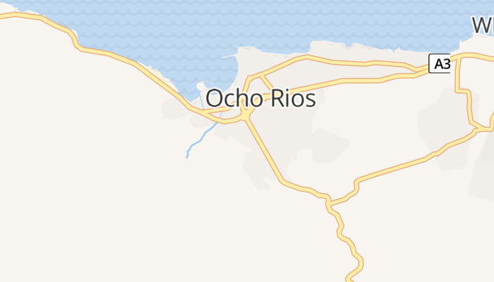 Ocho Rios online kaart
