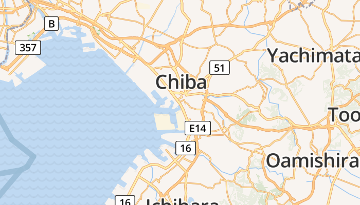 Chiba online kaart
