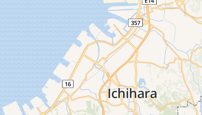 Ichihara online kaart