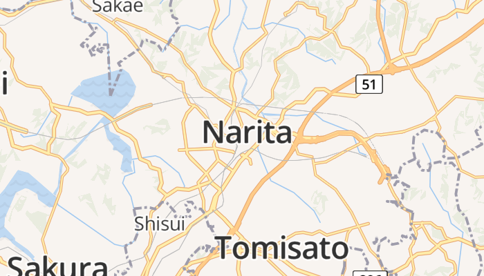 Narita online kaart