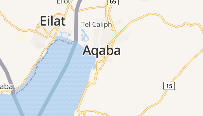 Akaba online kaart