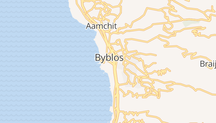 Byblos online kaart