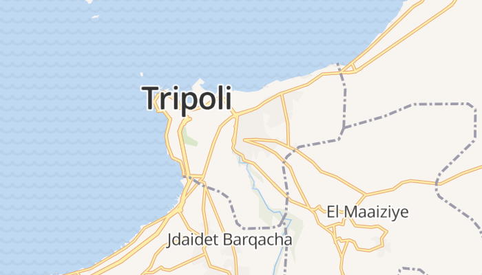 Tripoli online kaart