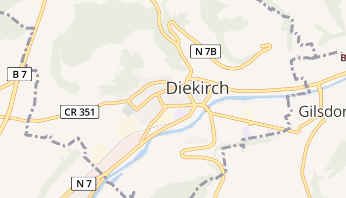 Diekirch online kaart